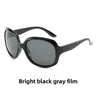 Bright Black Gray Lens