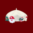 Santa claus beret - off-white