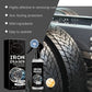 Maker panel beside a truck tyre, bottle and carton shown with four bullet claims listed
