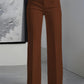 Womens High Waist Wide Leg