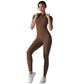 High Elastic Long Sleeve Jumpsuit Fitness Wear