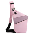 Pink mit lila linker Schulter