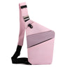 Pink mit lila linker Schulter