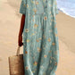 Womens Floral Print Dress
