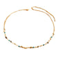 Waist body chain from this range shown worn low on the waist, one of several designs