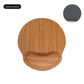 Pink leather look mouse pad with a memory foam wrist rest