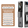 Face Fingerprint Lock Stainless Body