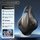 Black contoured pelvic floor trainer pad with its USB charging cable and central silicone zone
