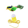 Green chirping bird