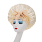 Satin Elastic Nightcap | evening warm ambience styling