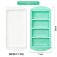 4 Cavities 29 cm Tray, Mint Green