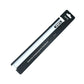 Silicone sports sweatband shown flat to display its thin low profile shape