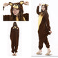 Black and white fleece onesie pajamas