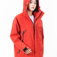 Unisex hooded outdoor shell jacket with detachable fleece liner, full front zip and zip pockets