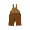 Cotton Suspenders Overalls - Coffee/Khaki
