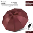 Black-Coated Burgundy with OPP Bag