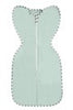 Baby Swaddle Sleeping Bag - Mint Green sleeveless cotton