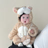 Brown Squirrel Romper FleeceWarm / 90 cm