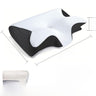 Large Butterfly Pillow Black White