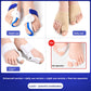 Detail of the padded toe loop and fabric straps on the bunion splint
