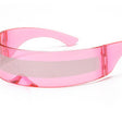 C2 Pink Frame White Mirror