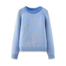 Striped Knit Women's Sweater