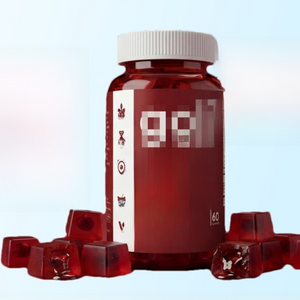 Nicotinamide Riboside soft capsules shown with the package