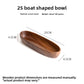 Walnut Wood Boat Shaped Salad Bowl
