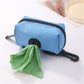 Pet waste bag dispenser pouch, oxford cloth blue pouch with clip