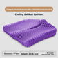 Honeycomb gel seat cushion shown in several cover colors