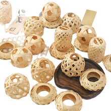 Handwoven Bamboo Ornaments, Woven Balls and Mini Lanterns
