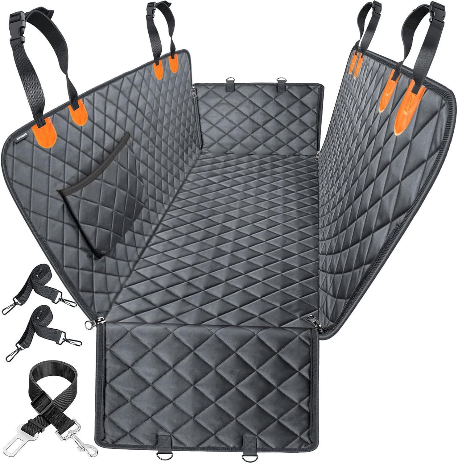 All-Season Pet Car Seat Mat | close up material texture