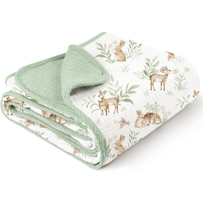 Gauze Cotton Baby Blanket | natural light styling shot
