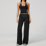 Black White Polka Dot Tank + Pants / M | US 8 / EU 38
