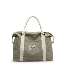 Women's Large Capacity Nylon Weekender Bag with Crossbody Strap