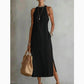 Womens Sleeveless Lace Dress for Casual Day, Trip, Relaxed Outing with Easy Styling | scale reference next to a hand