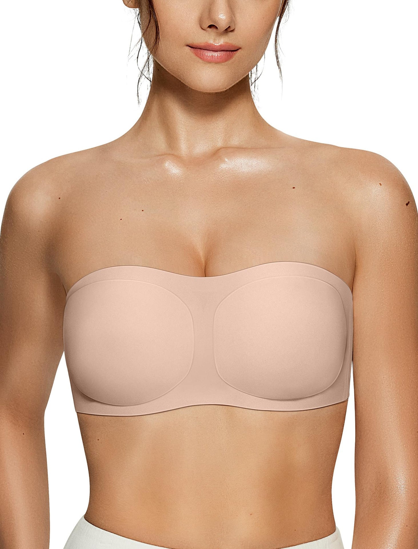 Strapless Seamless Push Up Bra | wardrobe pairing example