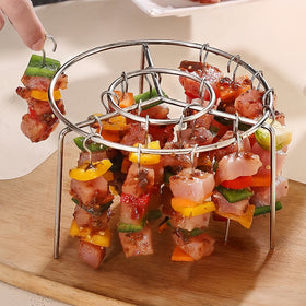 Air Fryer Barbecue Grill with Skewers