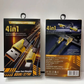 Printed retail packaging showing the cable and its connector combinations