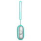 Handheld relaxation sleep aid device shown with its removable silicone cover