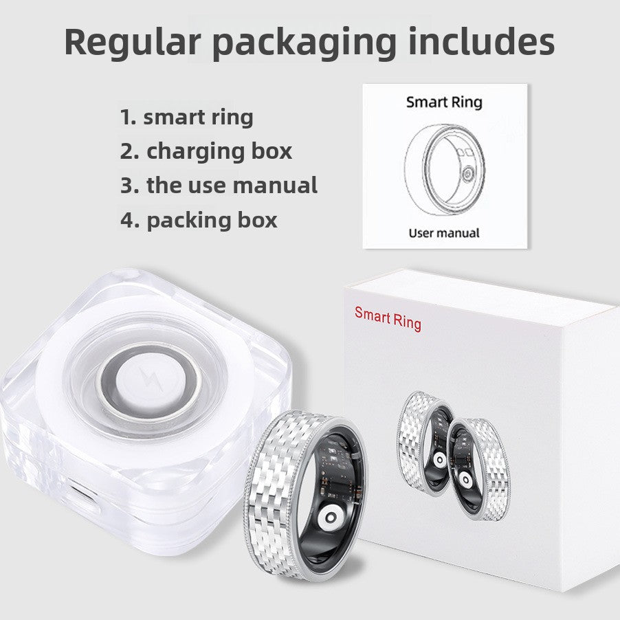 S925 silver smart ring worn on a finger in a daily setting