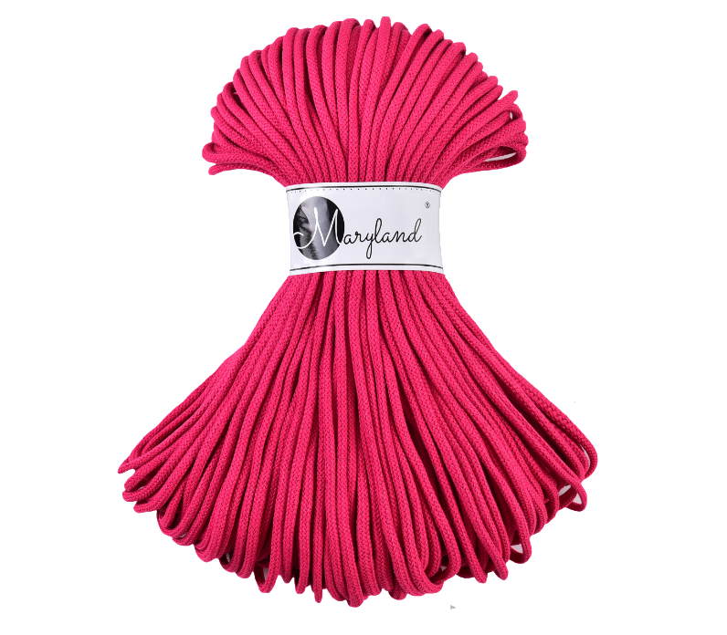 Thick cotton yarn skein for chunky knit and crochet home pieces