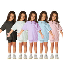 Oversized Kurzarm-T-Shirt-Kleid