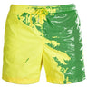 Yellow-green discoloration