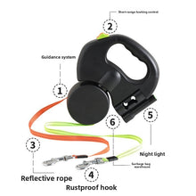 Automatic Retractable Dual Pet Leash
