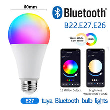 Bluetooth WiFi Smart LED Bulb RGB Color Music Sync