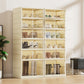 Shoe cabinet with double-row dust-proof function