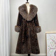 Leopard Print Large Collar