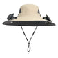 Solar Usb Fan Hat with Dual | back view