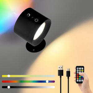 Magnetic Wall Lamp magnetic wall lamp rechargeable bedside view 1